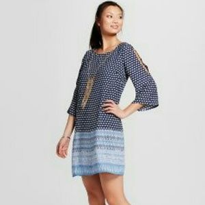 Target Lux II Border Printed Shift Dress